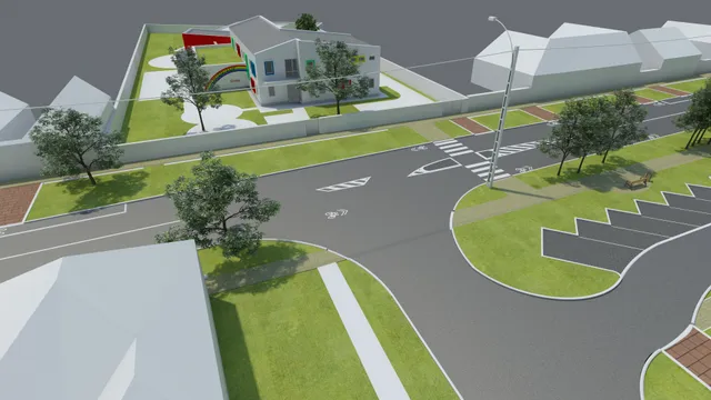 Eger, Kertész utca – útfelújítás látványterve
